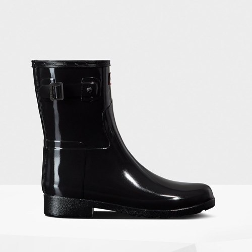 Hunter Refined Slim Fit Gloss Short Wellies (G674N) Ireland